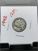 1942 MERCURY SILVER DIME