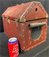 Vintage Small Pet Animal Carrier Travel Crate