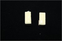 Pair of Open Square Earrings