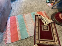 lot of rugs- 1 damaged