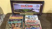 Monopoly golf game, Mad & Sports illustrated
