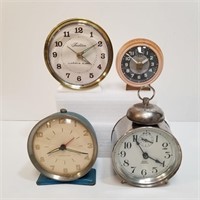 Vintage Windup Clock Lot - 2 Westclox - Tradition