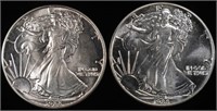 (2) 1988 AMERICAN SILVER EAGLES