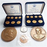 Reagan Bush Nixon Truman Commemorative Metals &