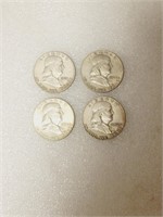 Franklin Silver Half Dollar Coins