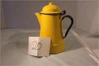 ENAMEL COFFEE POT 8"