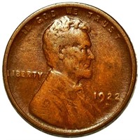 1922-D Lincoln Wheat Penny LIGHT CIRC