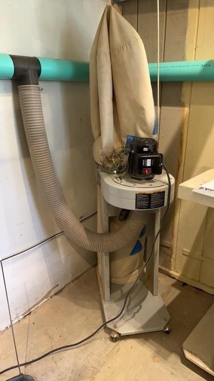 Delta 1HP Single Stage Dust Collector & Hoses