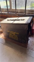 Army metal cartridge box ammo box, with the