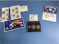 US COIN PROOF SETS W/ BICENTENNIAL & MORE