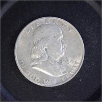 US Coins 1950-D Silver Franklin Half Dollar