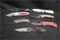 Lot of 7 small folding knives