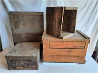 Wooden Boxes, Metal Boxes