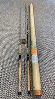 2 Cabelas fishing rods and a 6 foot Cabela’s