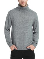 P3462  Wool Blend Turtle Neck Sweater (XL)