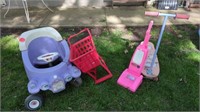 CHILDS LITTLE TIKES CAR- PLASTIC SHOPPING CART NO