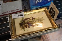 DRIED FLOWER DECORATION FRAMED