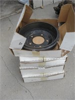Four Used Brake Drums In Boxes Pictured