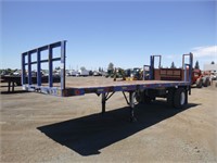 1980 Fruehauf T/A Flatbed Trailer