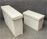 Two Art Storage Boxes A