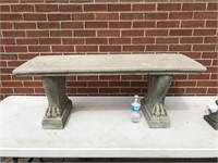 Cast Cement Bench