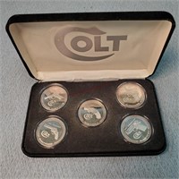 5 Colt Pistol .999 1 Troy oz. Silver Coins