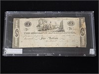 1815 The Merchants Bank of Alexandria $5 Note