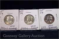 (3) Washington Quarters-