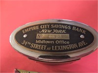 Rare Empire City Savings Bank of New York
