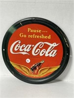 Reproduction Coca-cola Sign, 12 " Round