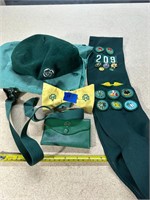 VINTAGE GIRL SCOUT 209 TROOP OUTFIT