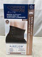 Copper Fit Elite Unisex Back Support One Size