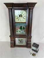 Birge, Peck & Company Column Clock