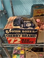 NOS Cherry Brand Caps