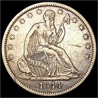 1844-O Seated Liberty Half Dollar LIGHTLY