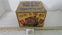 Vintage Farmer in the Dell Mattel Toy & Orig. Box