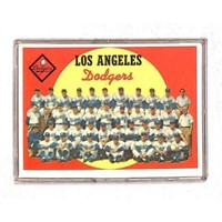 1959 Topps La Dodgers Team Card Near Mint