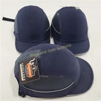 (3) New Skullerz Head Protection Caps