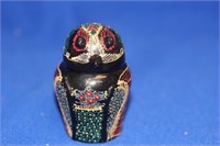 Lacquer Owl Container