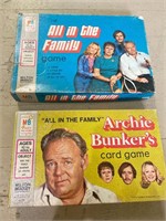 Vintage All In The Family Milton Bradley Games