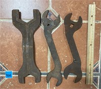 Three Vintage Wrenches