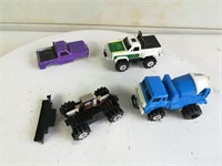 (3) Stomper Vehicles 2 Bodies 1 w/Engine Untested