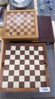 Game boards with pieces