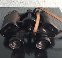 Keenview Binoculars in black leather case
