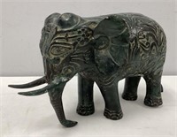 Hand-Crafted Copper Elephant