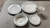 Feed on the Word Place Setting