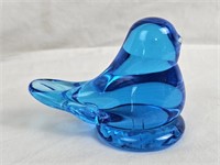 Leo Ward Art Glass Bluebird Figurine