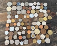 100 Misc. Foreign Coins
