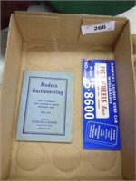 Vintage auction handbook & other