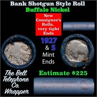 Buffalo Nickel Shotgun Roll in Old Bank Style 'Bel